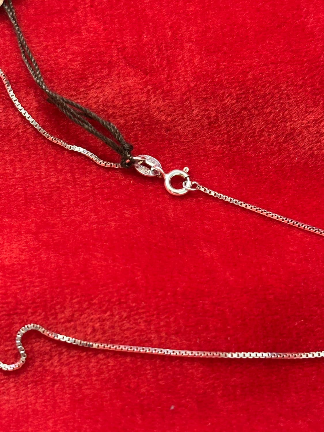 Italy vintage heart pendant 925silver ne 상품이미지3