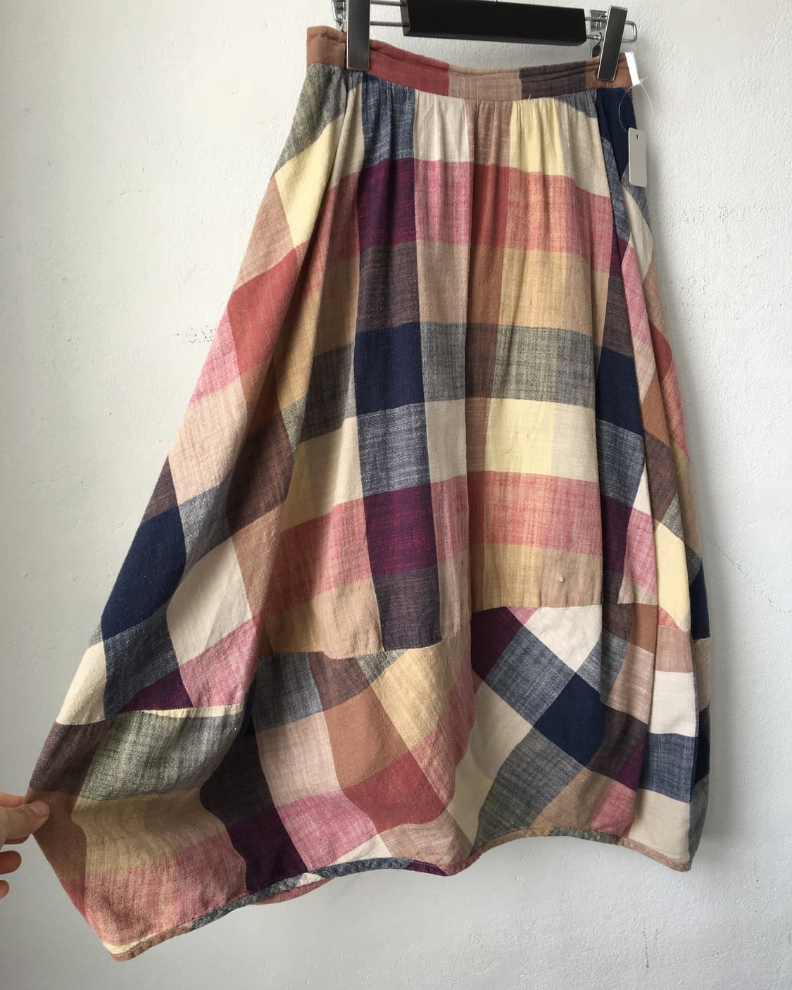 Check pattern skirt 상품이미지3