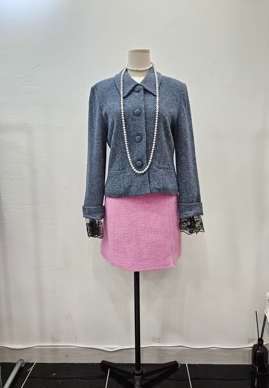Jpn Vintage 울혼방 트위드 숏자켓 상품이미지1