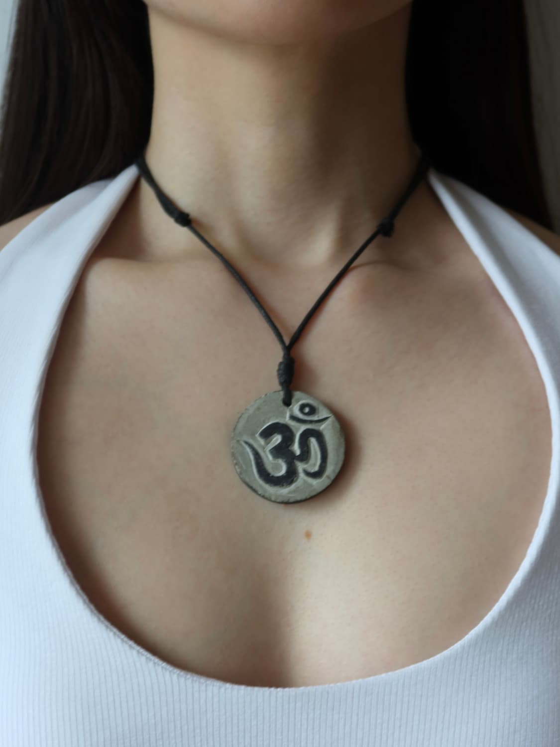 reversible hemp necklace 상품이미지3