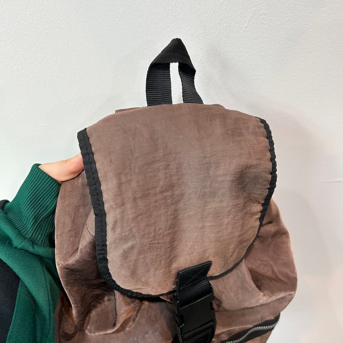 빈티지 브라운 백팩 상품이미지5