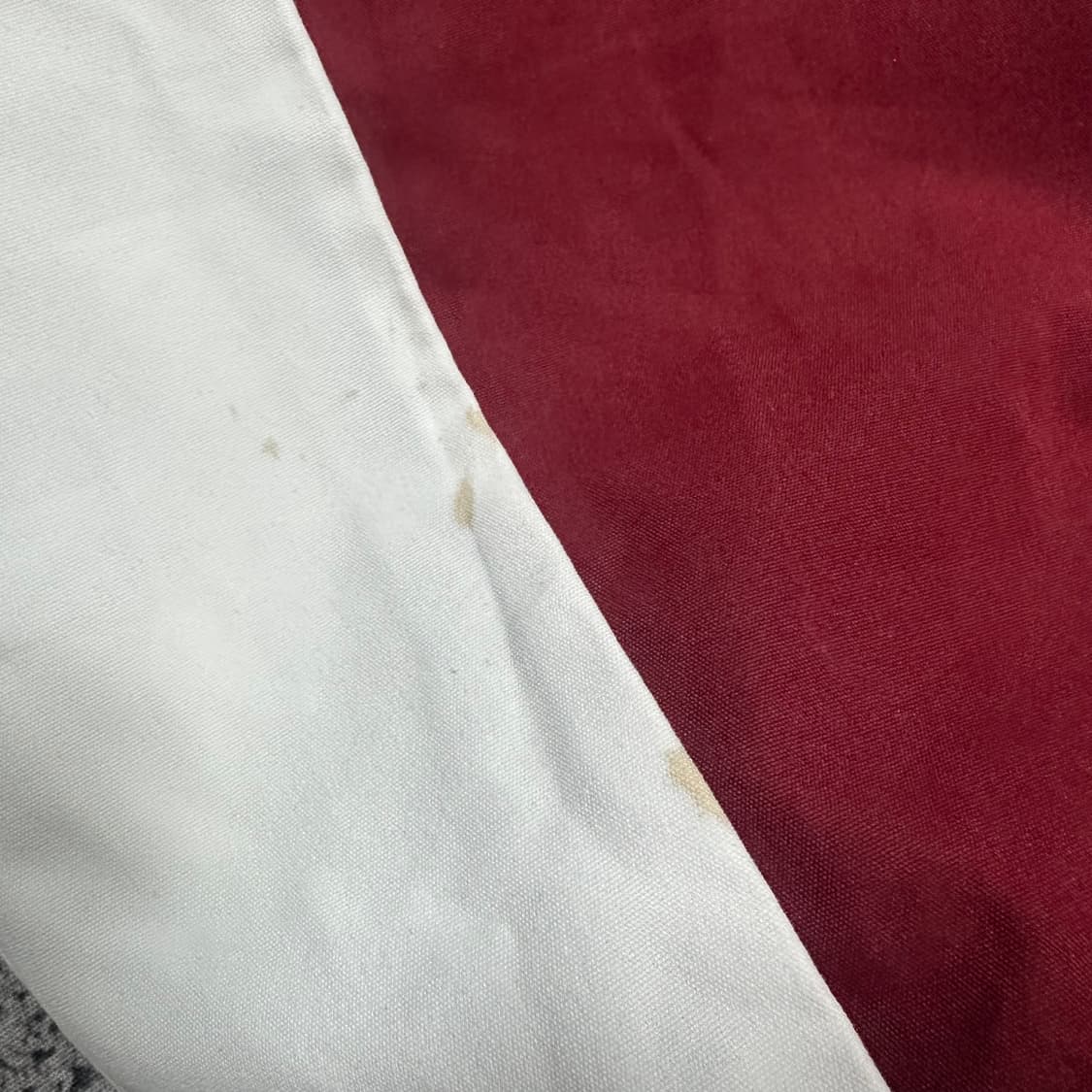 ✨ (바배) 빈티지 USA 버건디 바람막이 웜업 상품이미지3