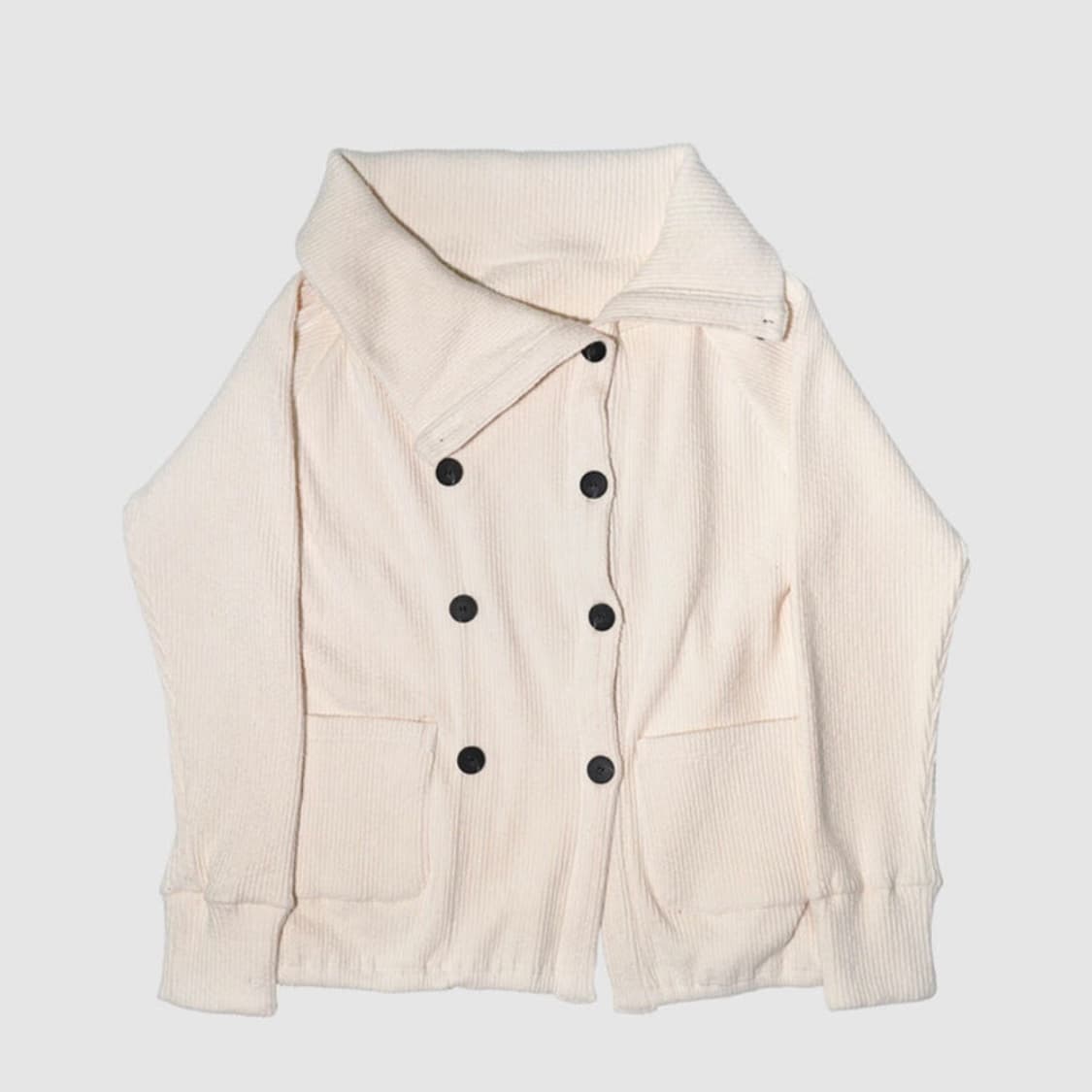 인앤양인하모니 더블 버튼 가디건 크림 상품이미지5