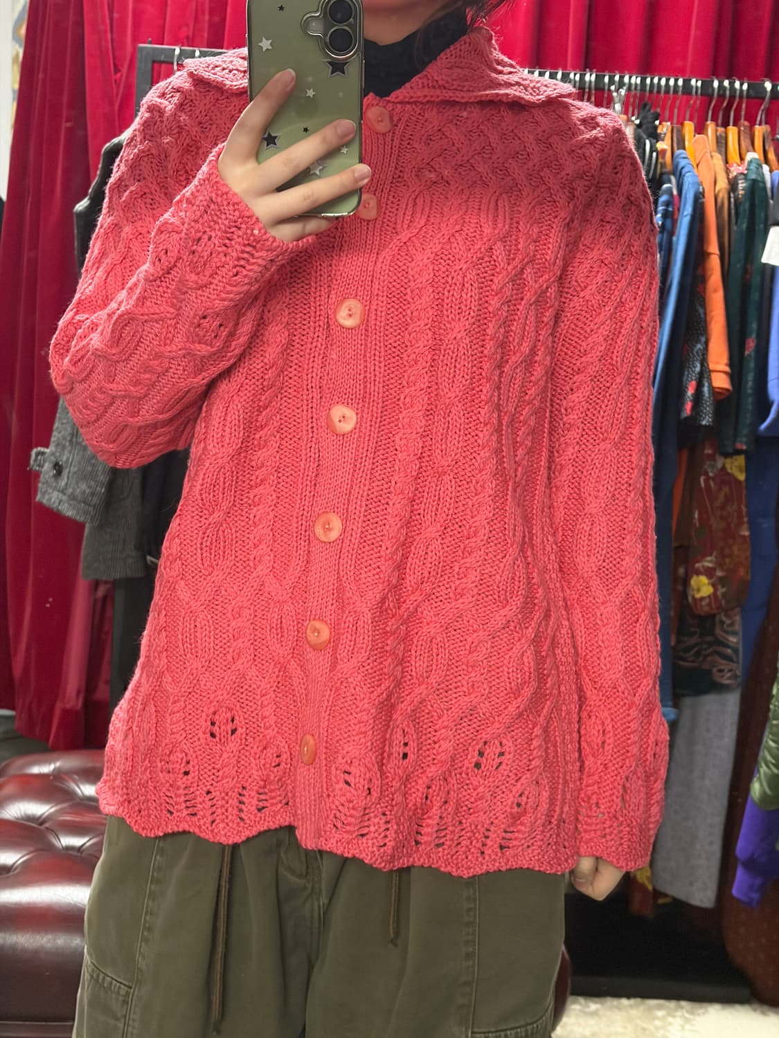 Arancraft 아란크래프트 울100% 아란니트 가디건 상품이미지2