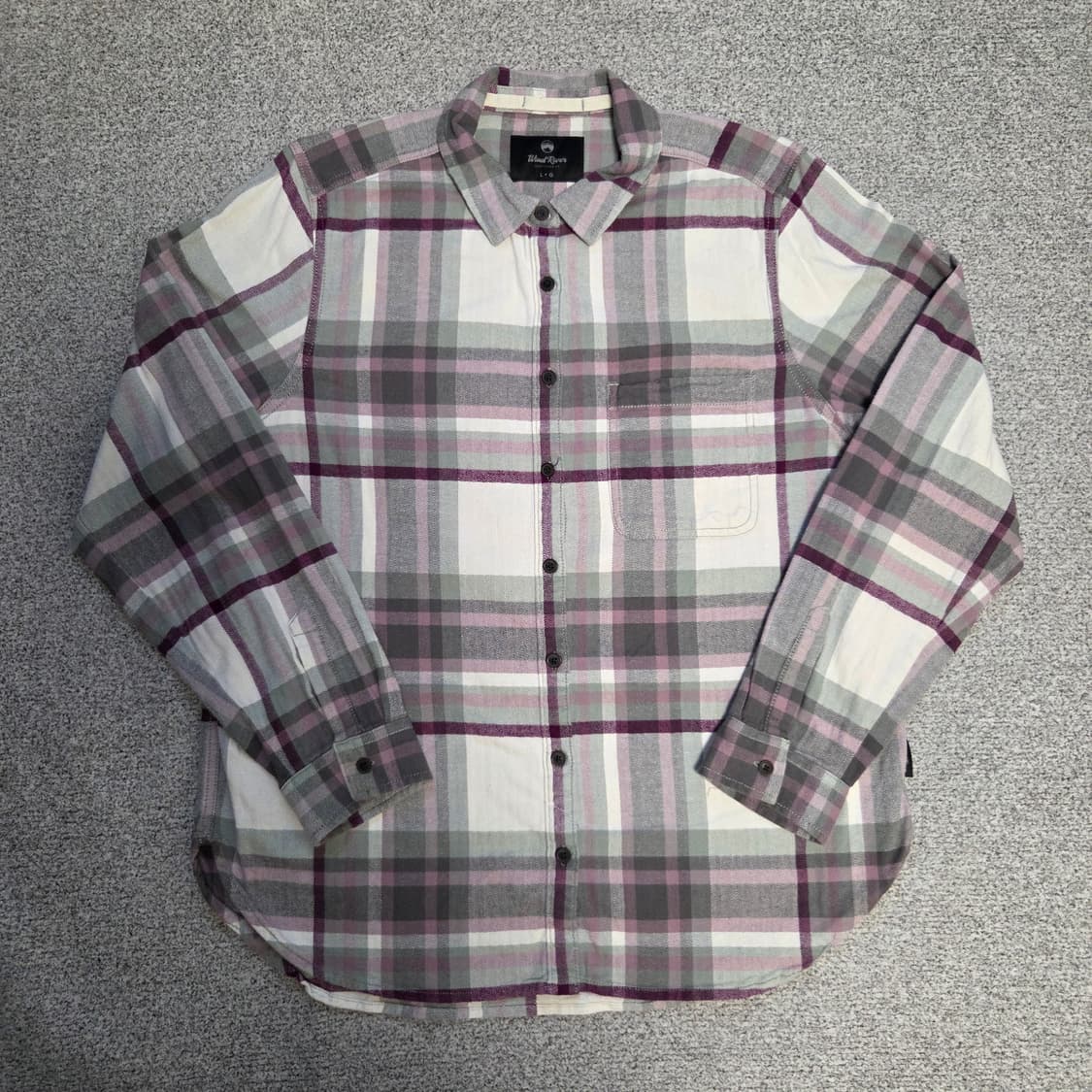 Wind River 윈드리버 플란넬 체크셔츠 L(100) 상품이미지1