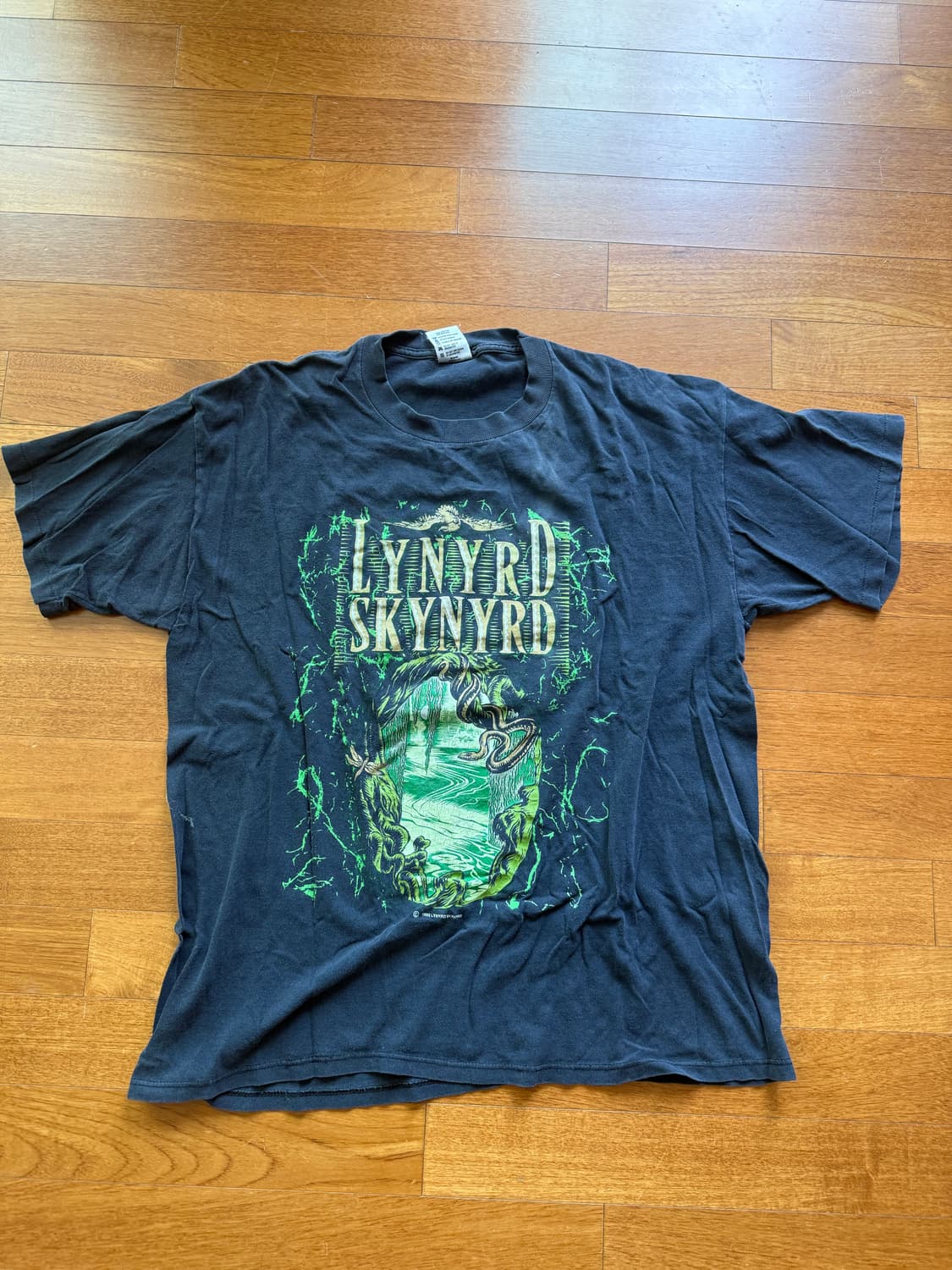 90s Lynyrd Skynyrd 밴드 티셔츠 블랙 상품이미지1