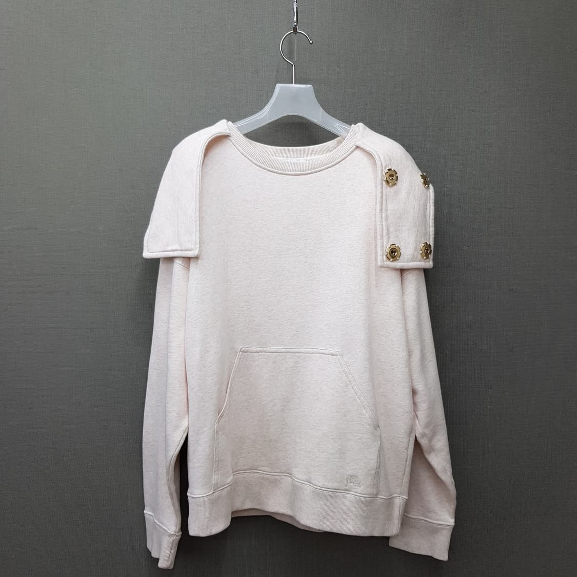 JW앤더슨  플랩 숄더 버튼 디테일 후드 스웻셔츠  M사이즈 상품이미지1