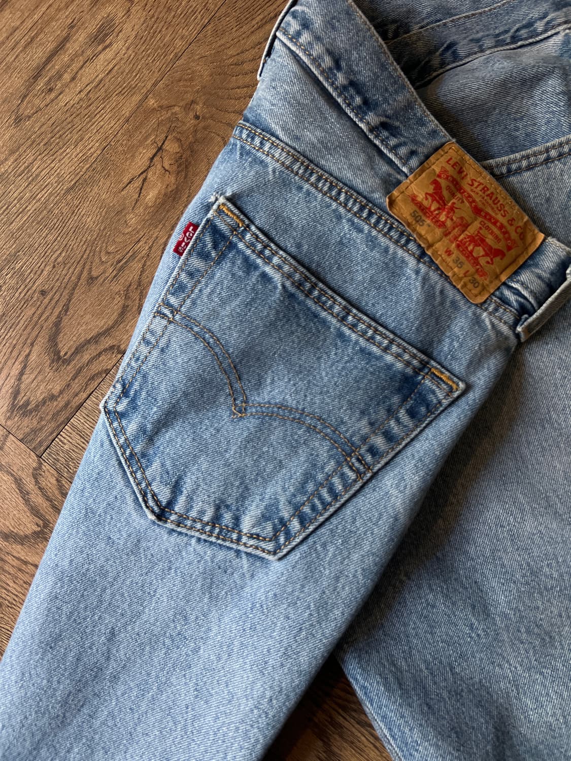 [35]리바이스 505 빈티지 워싱 데님 팬츠 상품이미지5