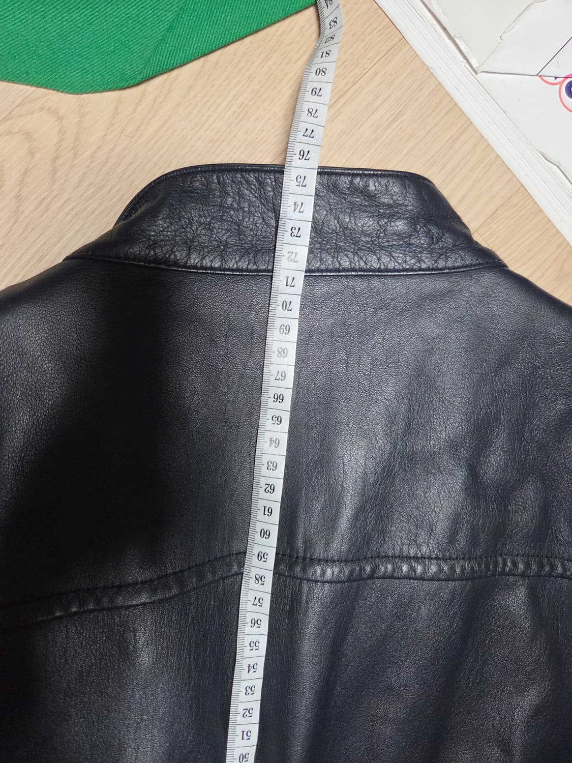 (3회 착)ZIO SONGZIO 송지오 네이비 양가죽 자켓 램스킨 레더 상품이미지8