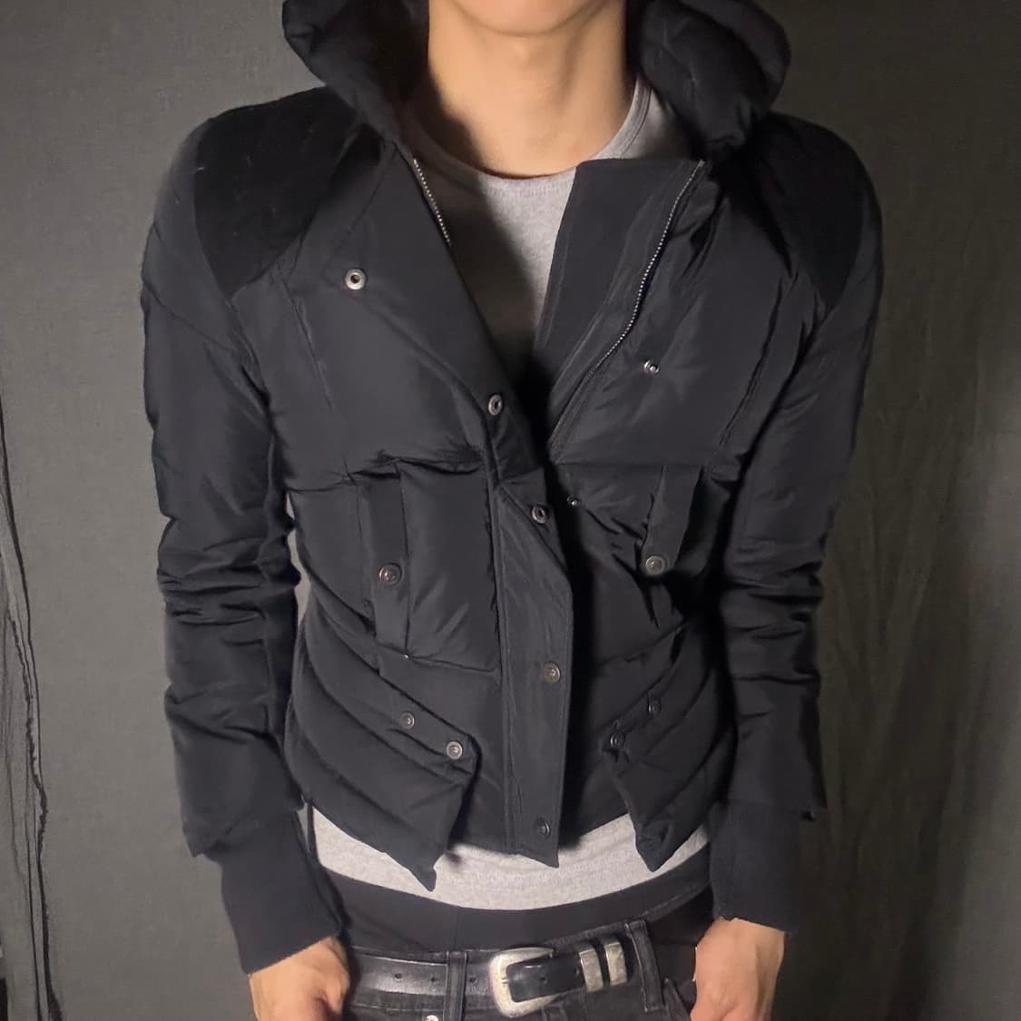 system 덕다운 라이더 자켓 패딩 상품이미지5