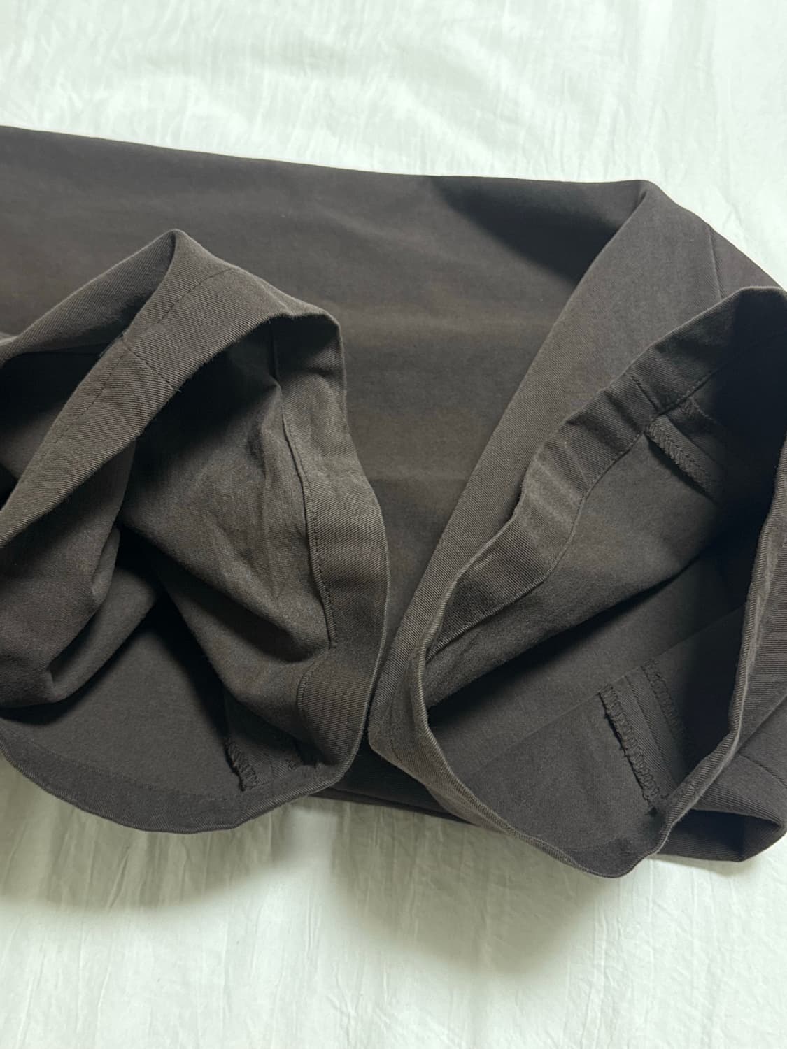 노운 와이드 치노 브라운 1사이즈 상품이미지3