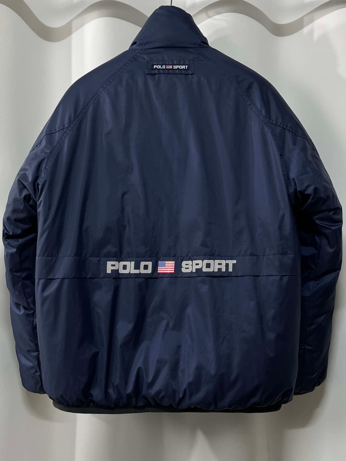 90's 폴로 스포츠 리버서블 퍼플 썬페이딩 다운푸퍼 패딩 자켓 상품이미지4