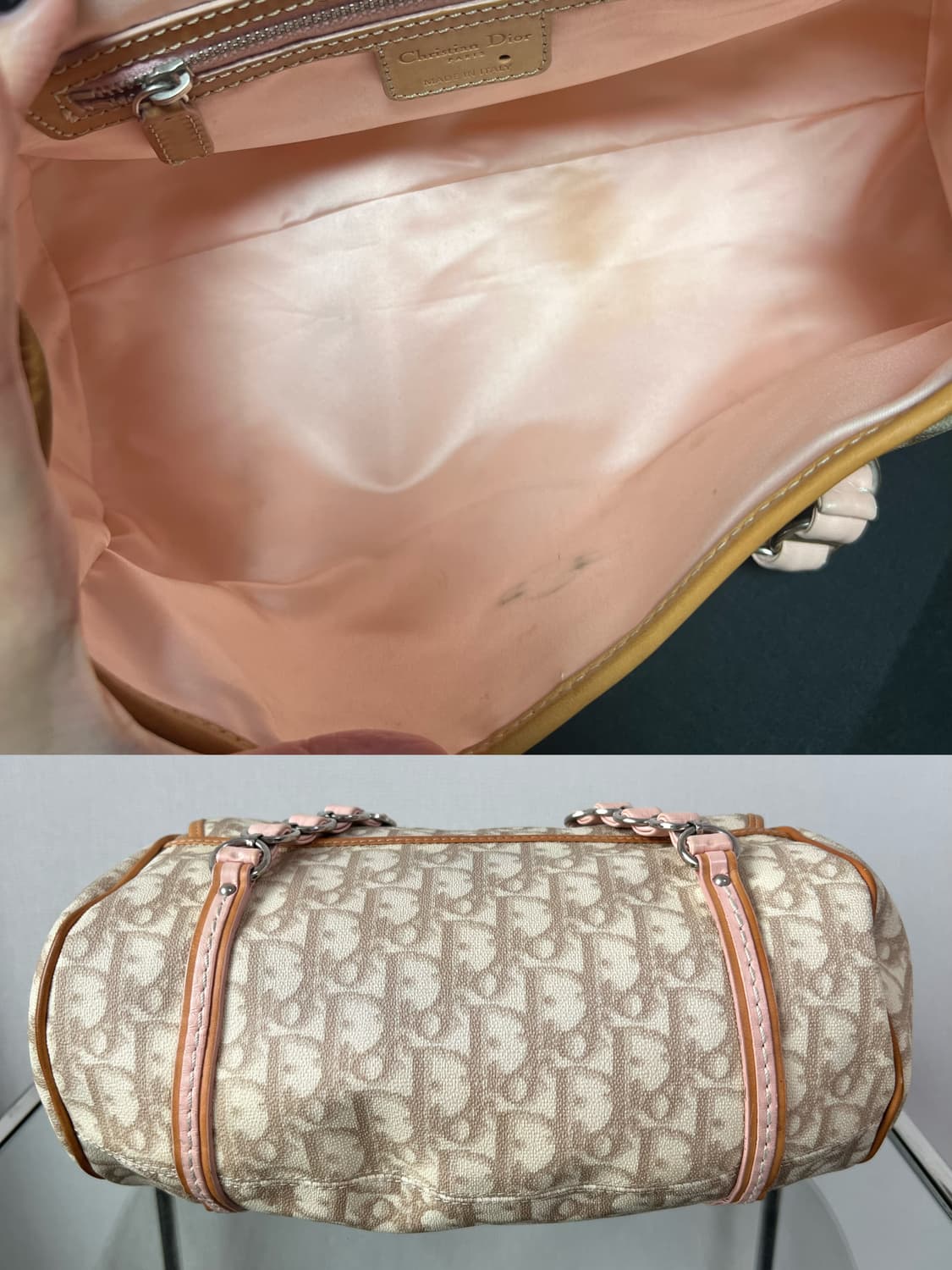 디올 로맨틱 트로터 하트 참 숄더백 베이비 핑크 상품이미지9