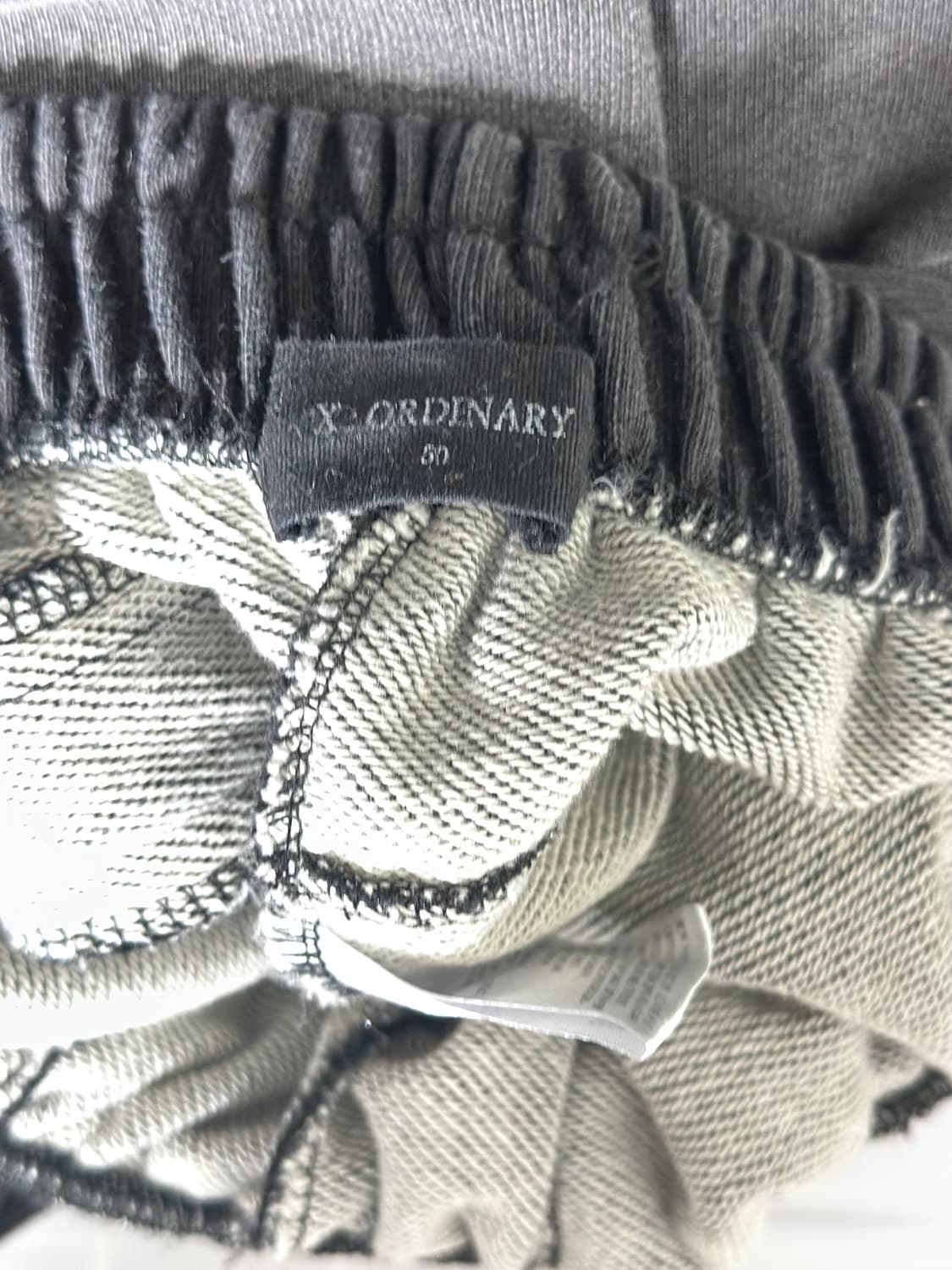 X:ORDINARY 블랙 스웻 팬츠 50 상품이미지4