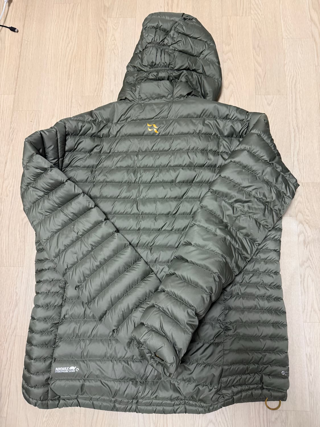 [US L] 랩 마이크로라이트 알파인 경량패딩 라이트카키 상품이미지2