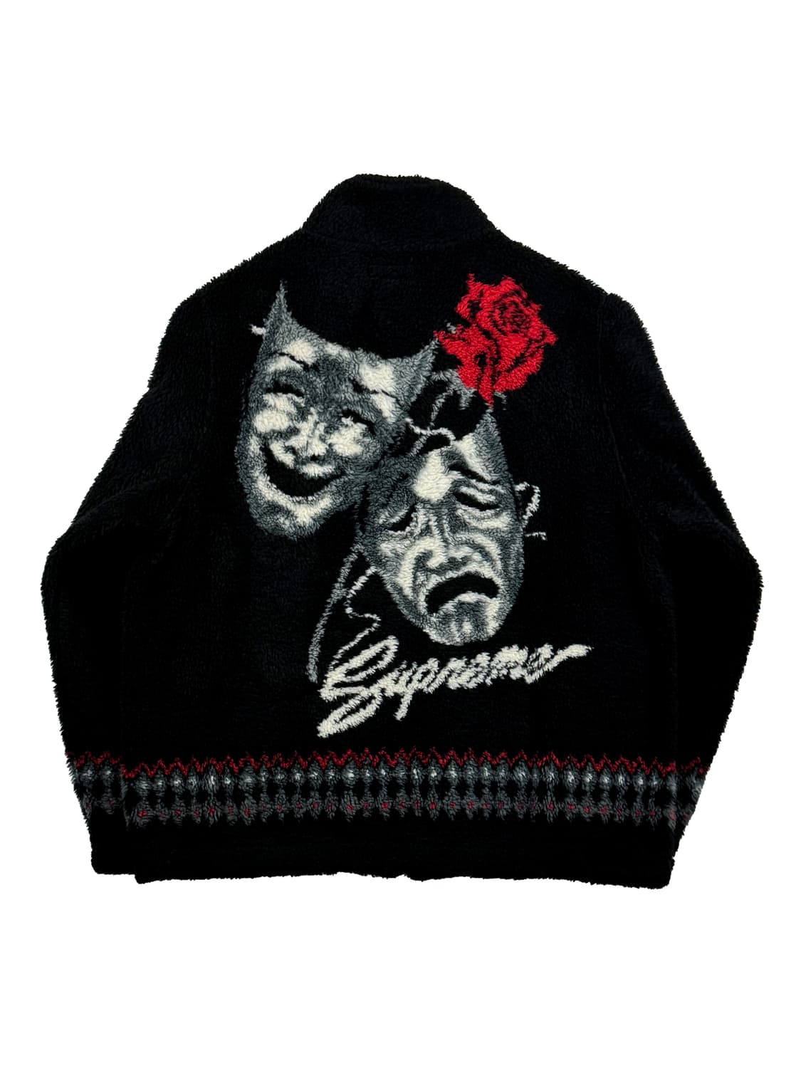 슈프림 드라마 마스크 플리스 자켓 블랙 상품이미지5