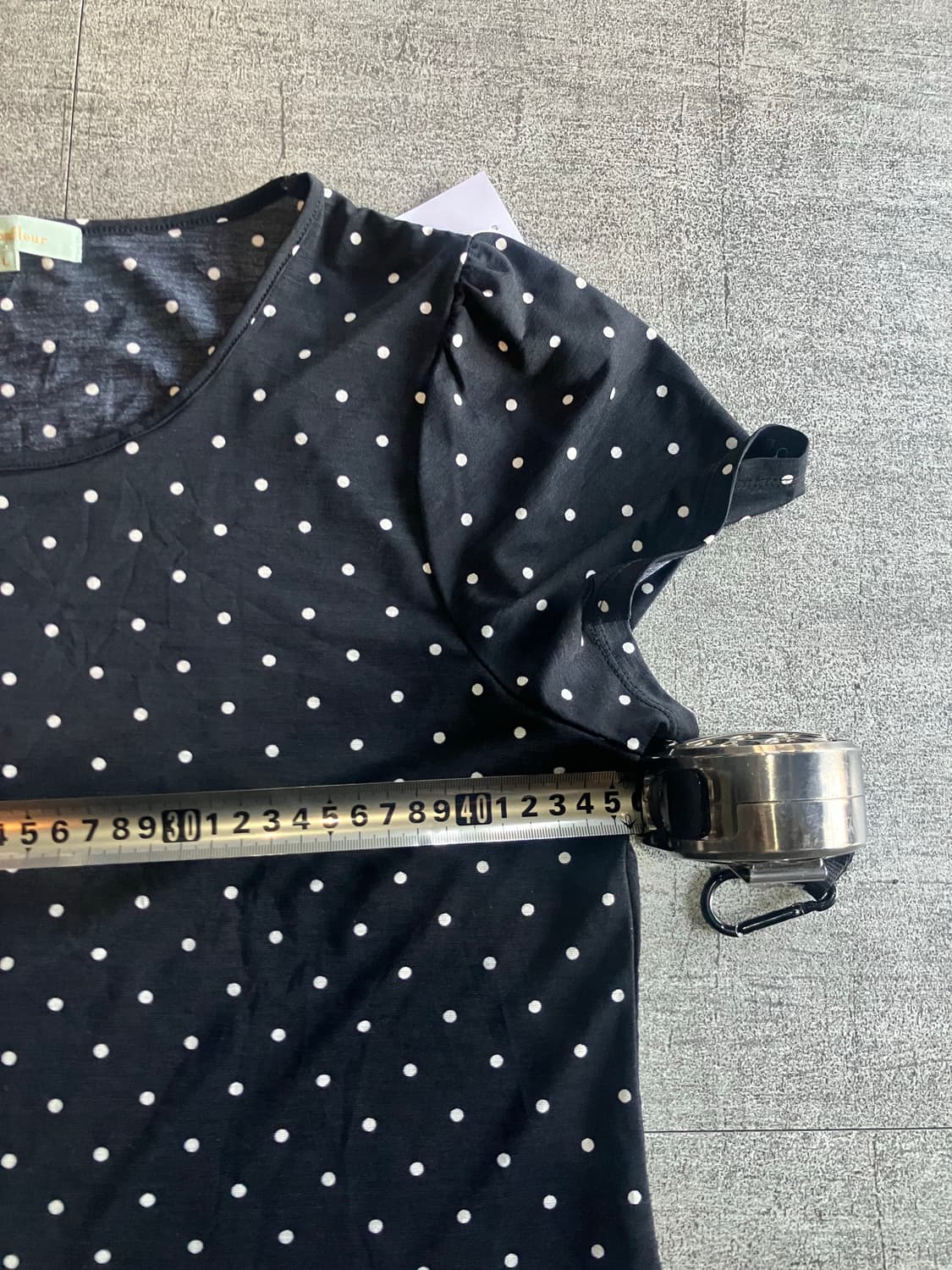 일본빈티지 Honfieur 하구미모리걸 달천깔페어리 도트땡땡이티셔츠 상품이미지2