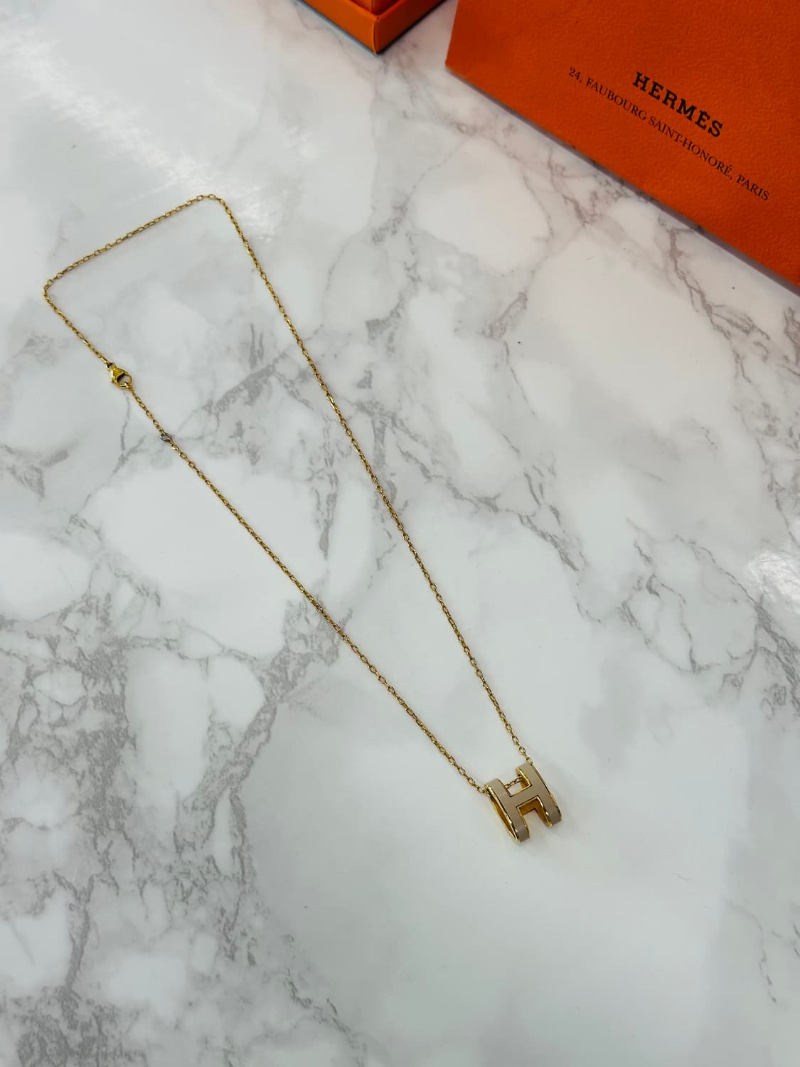 [풀구성] 에르메스 팝아슈 마롱글라세 골드 라지 상품이미지4