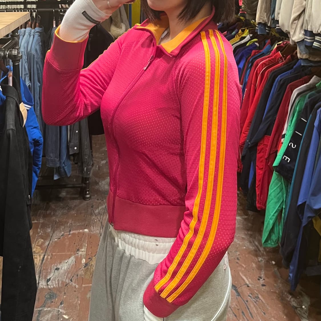 [HI] 아디다스 트레이닝 집업 핑크 상품이미지4