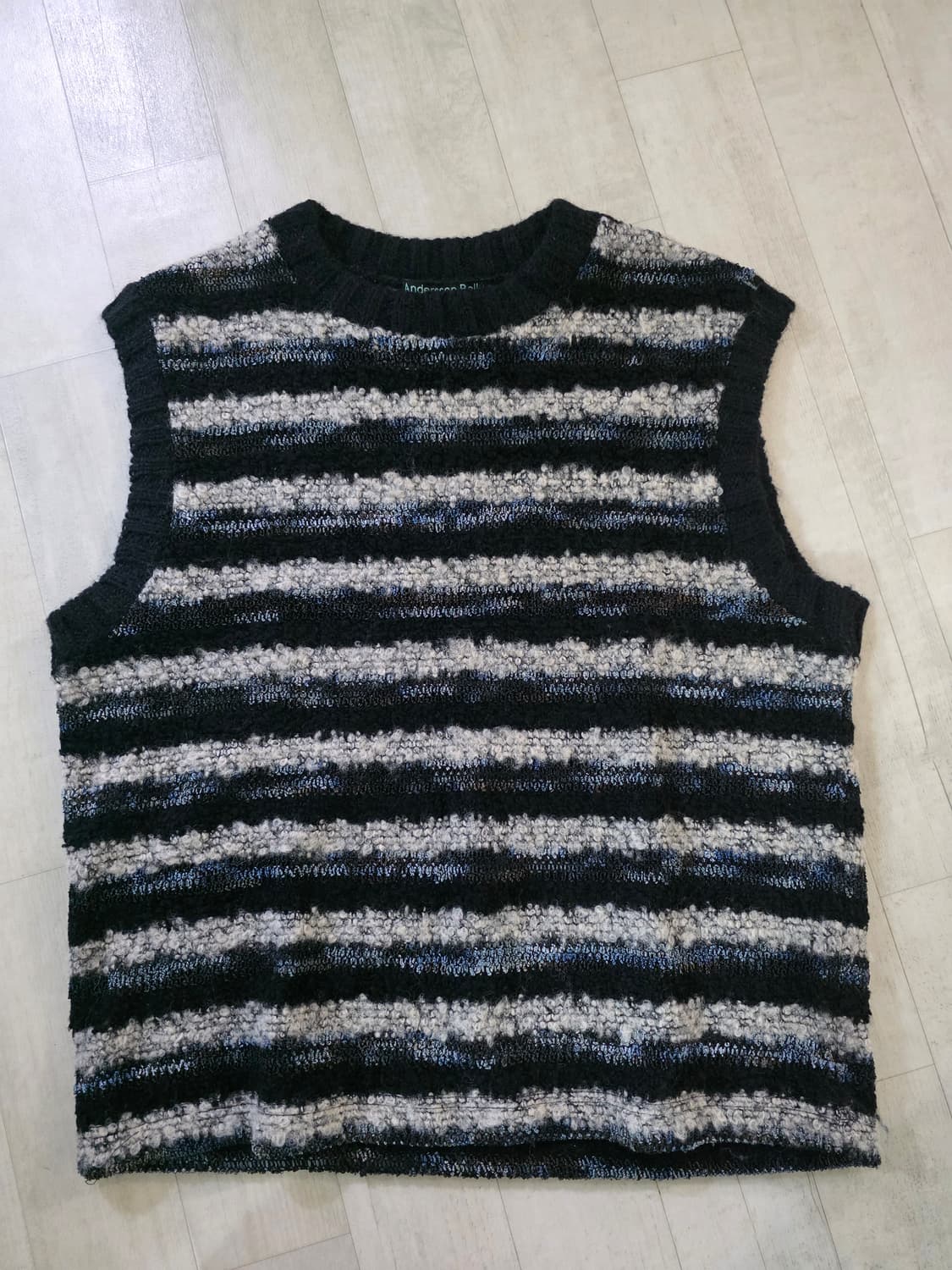 앤더슨벨 튀니지 니트 베스트 M 상품이미지1