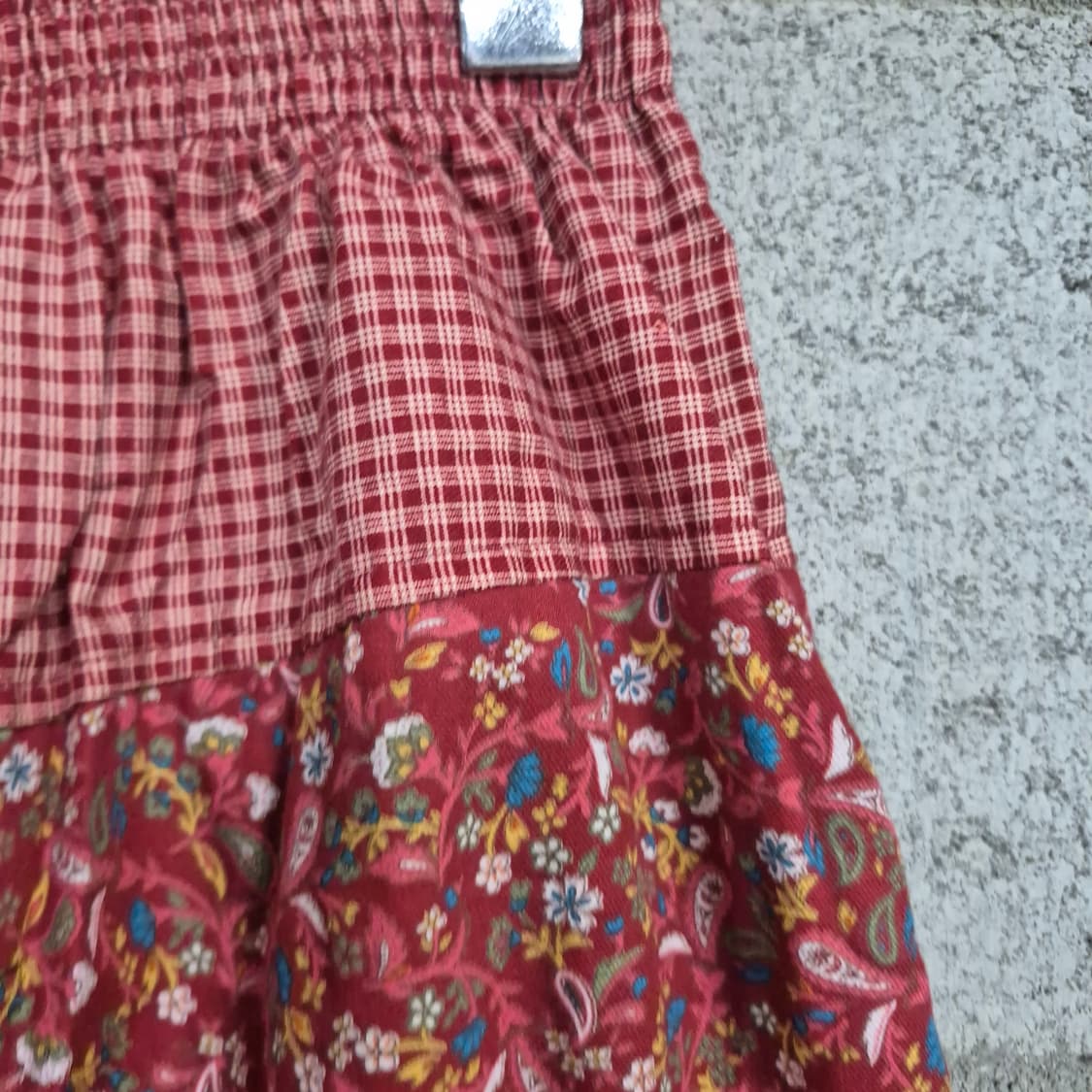 빈티지 하구미룩 모리걸 플라워 스커트 상품이미지4