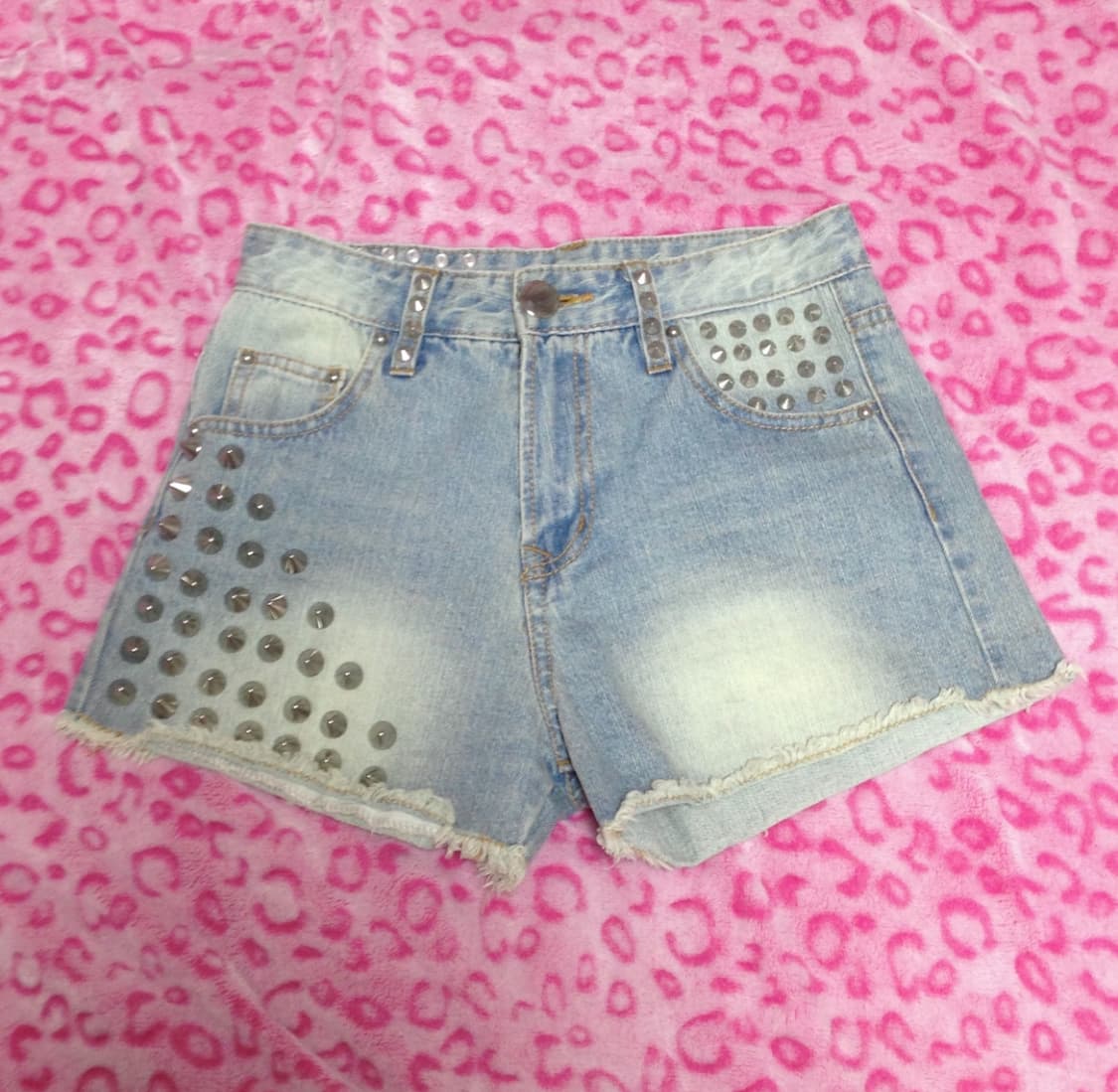 갸루 숏팬츠 숏츠 반바지 찡 스터드 바지 오네갸루 빈티지 상품이미지1