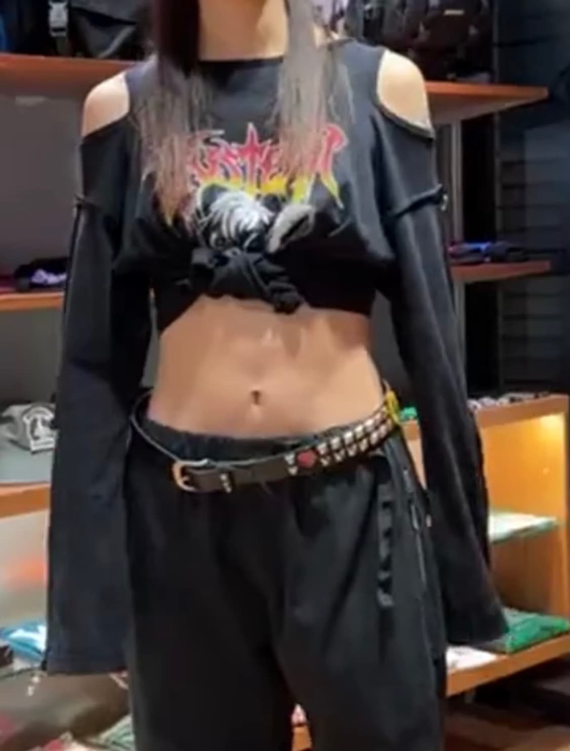 히스테릭글래머 숄더 컷아웃 롱슬리브 상품이미지3