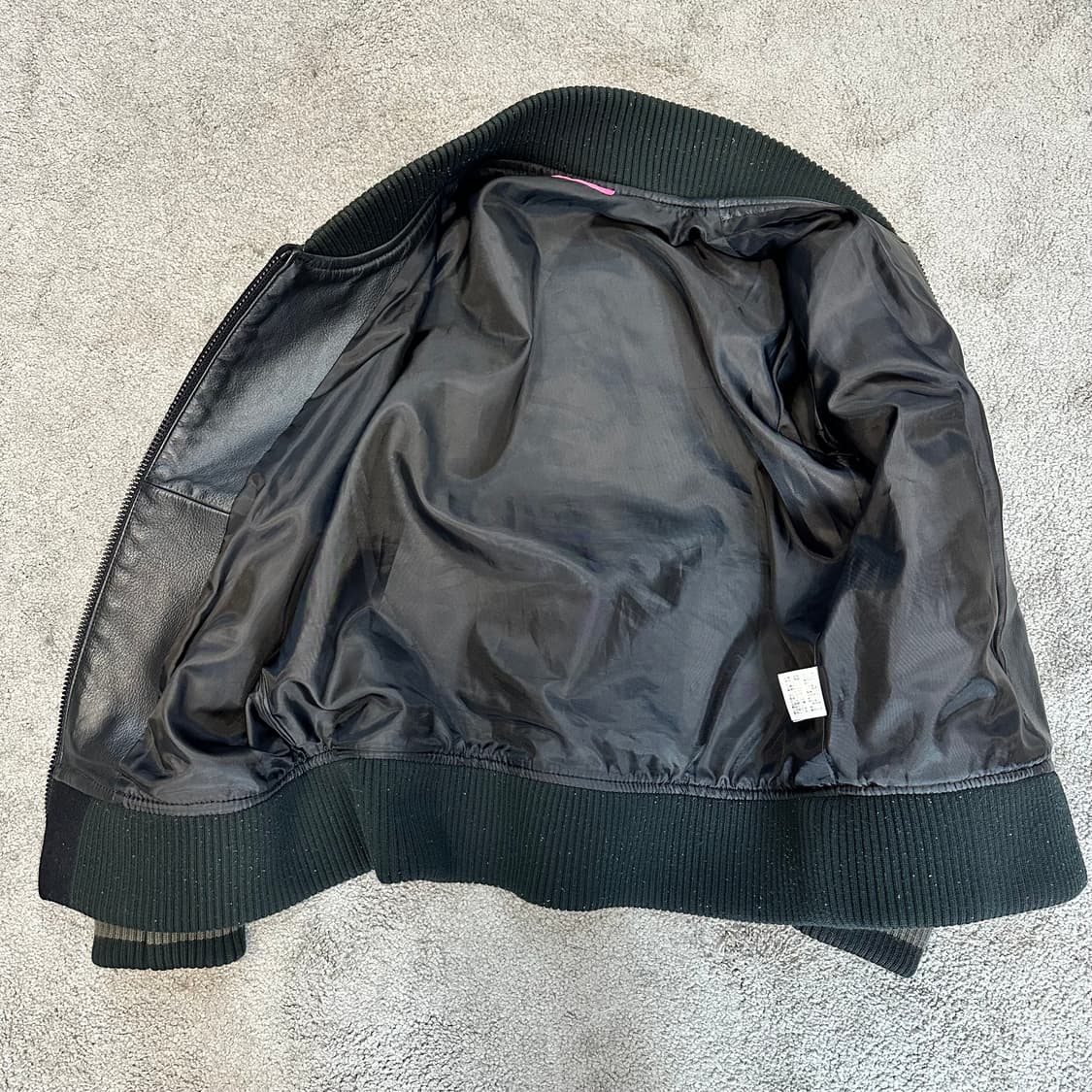 빈티지 JPN 소가죽 패치 울 바시티 자켓L 상품이미지4