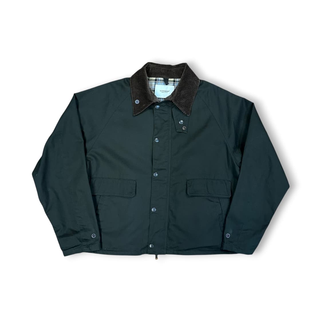 아웃스탠딩 코듀로이 카라 숏 자켓 상품이미지1