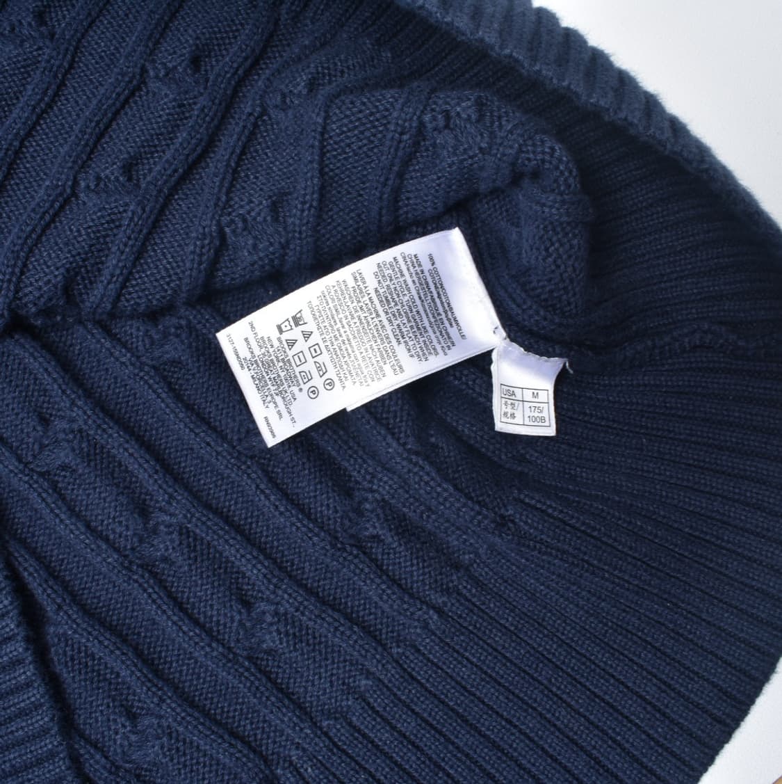 브룩스브라더스 브이넥 프레피 케이블 니트 M 상품이미지7