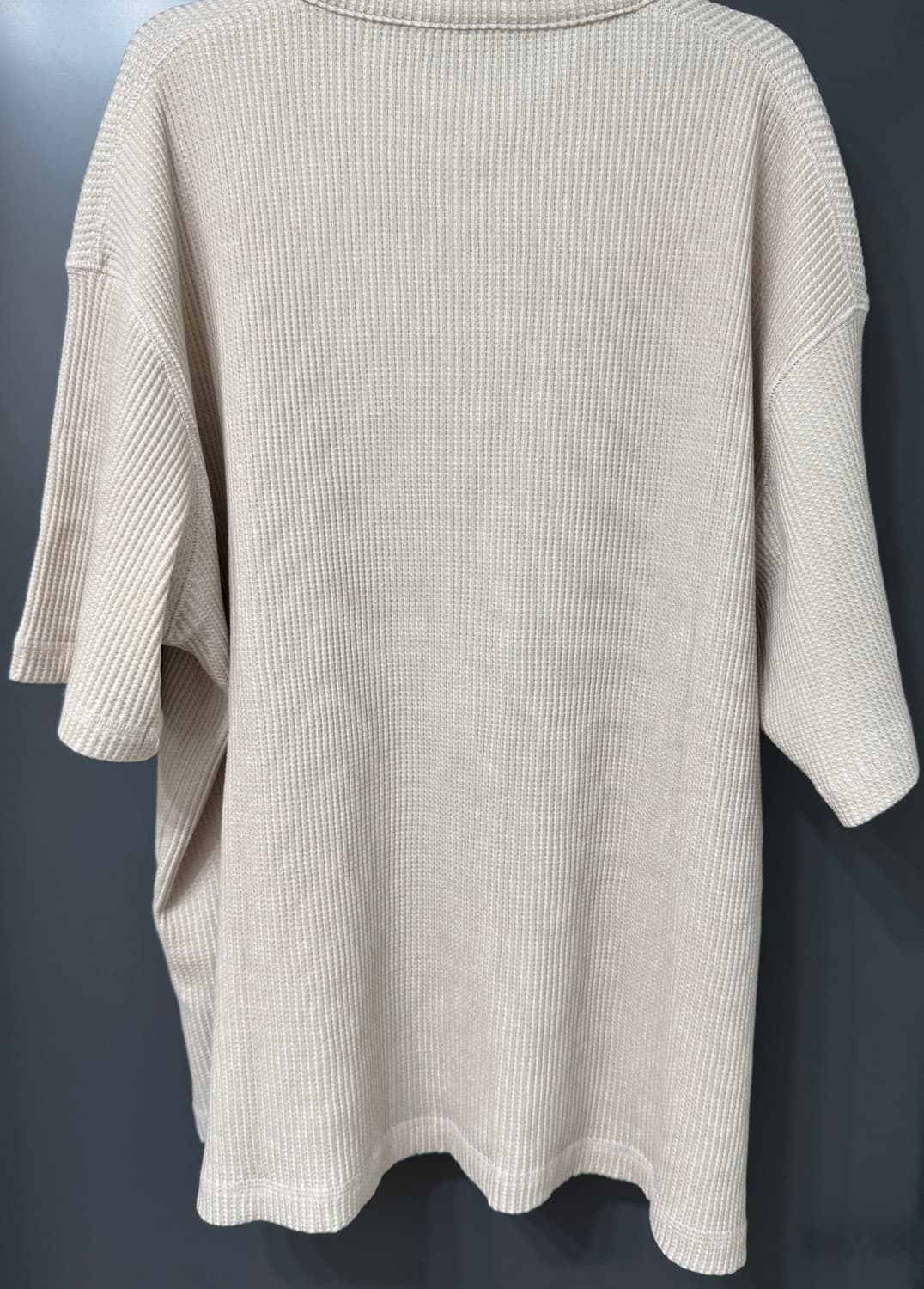 [L] 유스 Waffle Henley Neck H/S T-shirt  상품이미지5