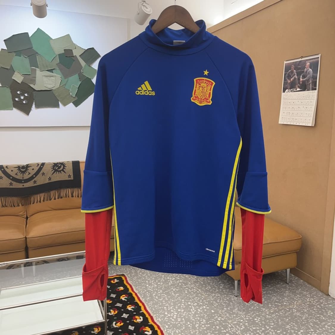 아디다스 스페인 국대 트레이닝 져지 롱슬리브 100 C08413 상품이미지3