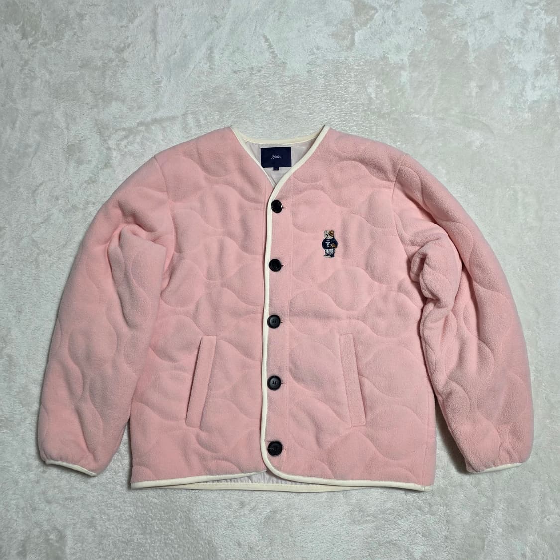 (S)여성 예일 웨이브 퀼팅 플리스 자켓 상품이미지1