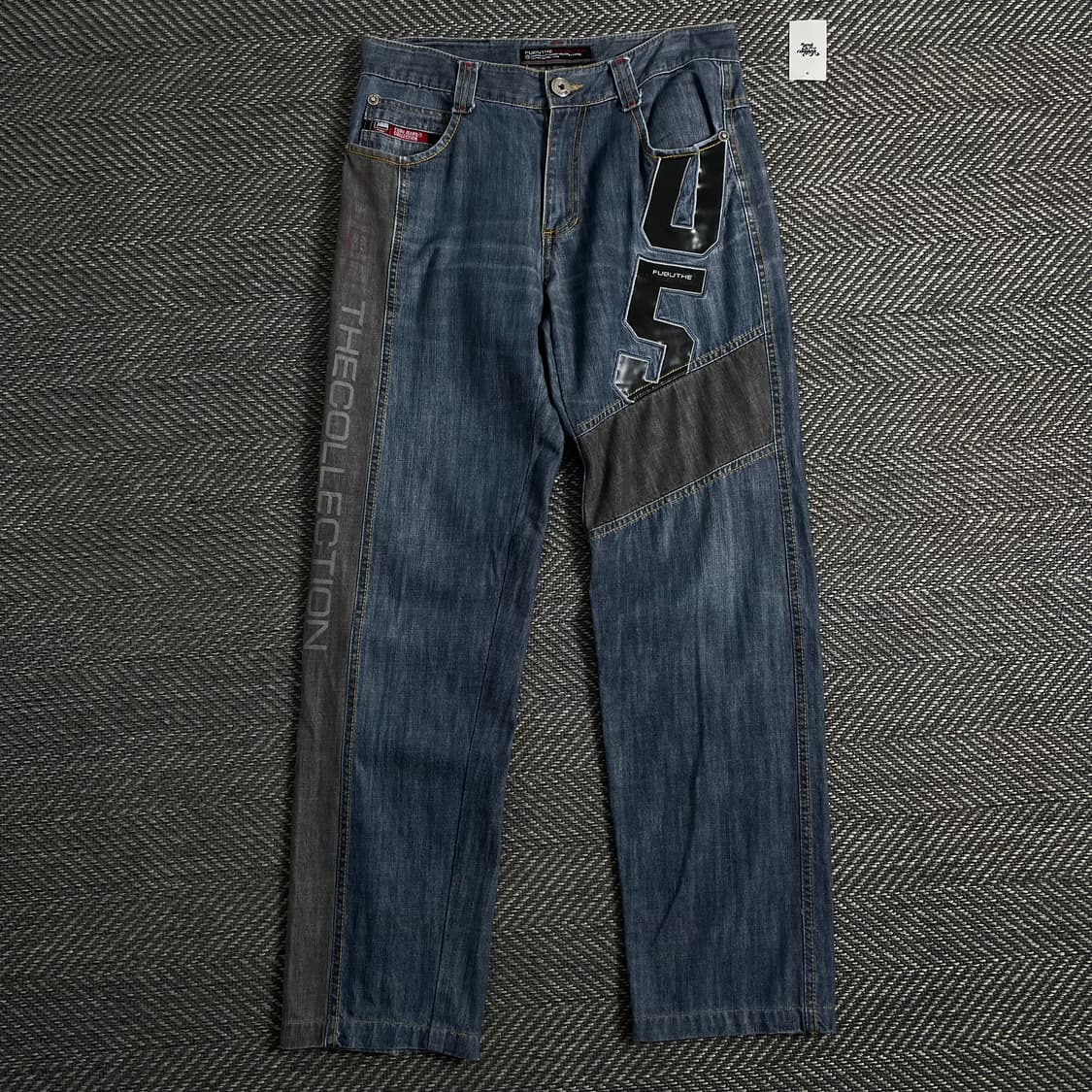 00s 후부 올드스쿨 자수 빅로고 데님 팬츠o 3060 상품이미지1