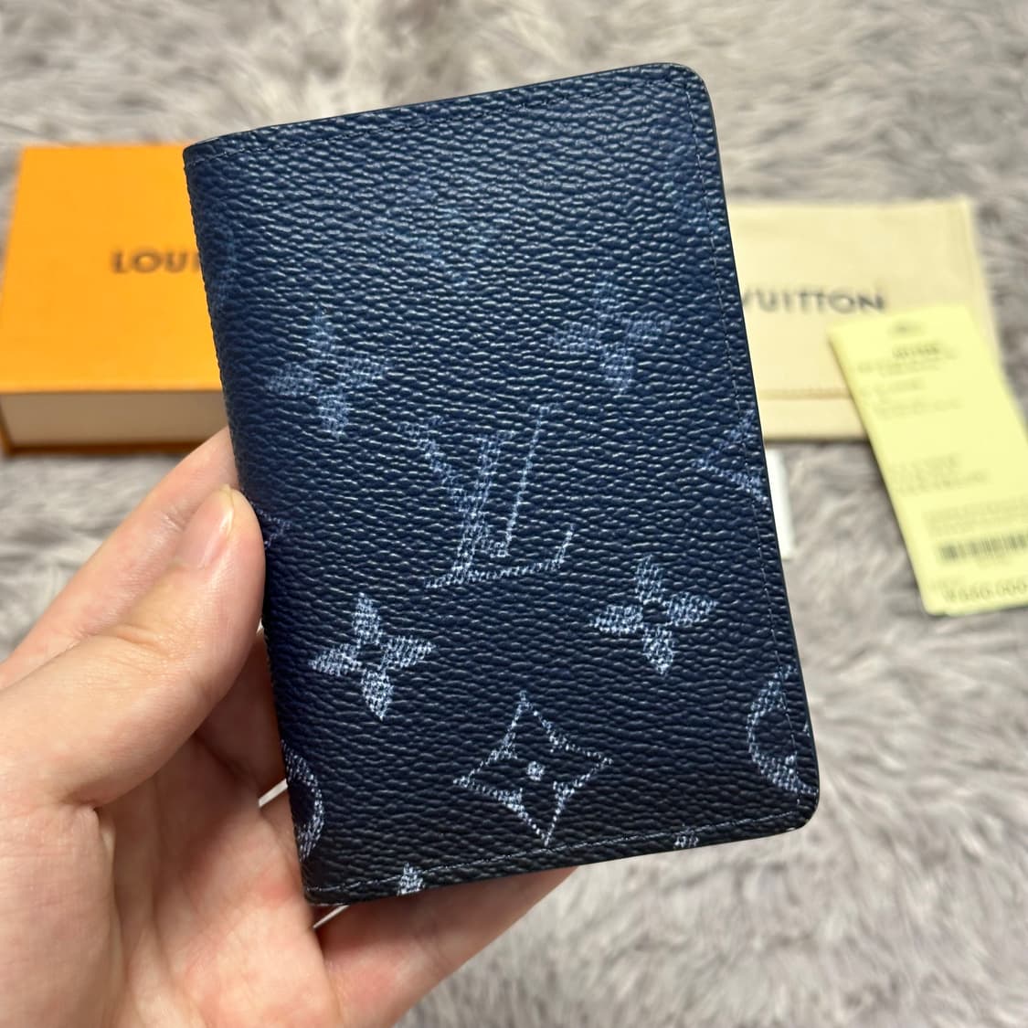 [풀구성] 루이비통 이클립스 오거나이저 카드지갑 네이비 신형 상품이미지1