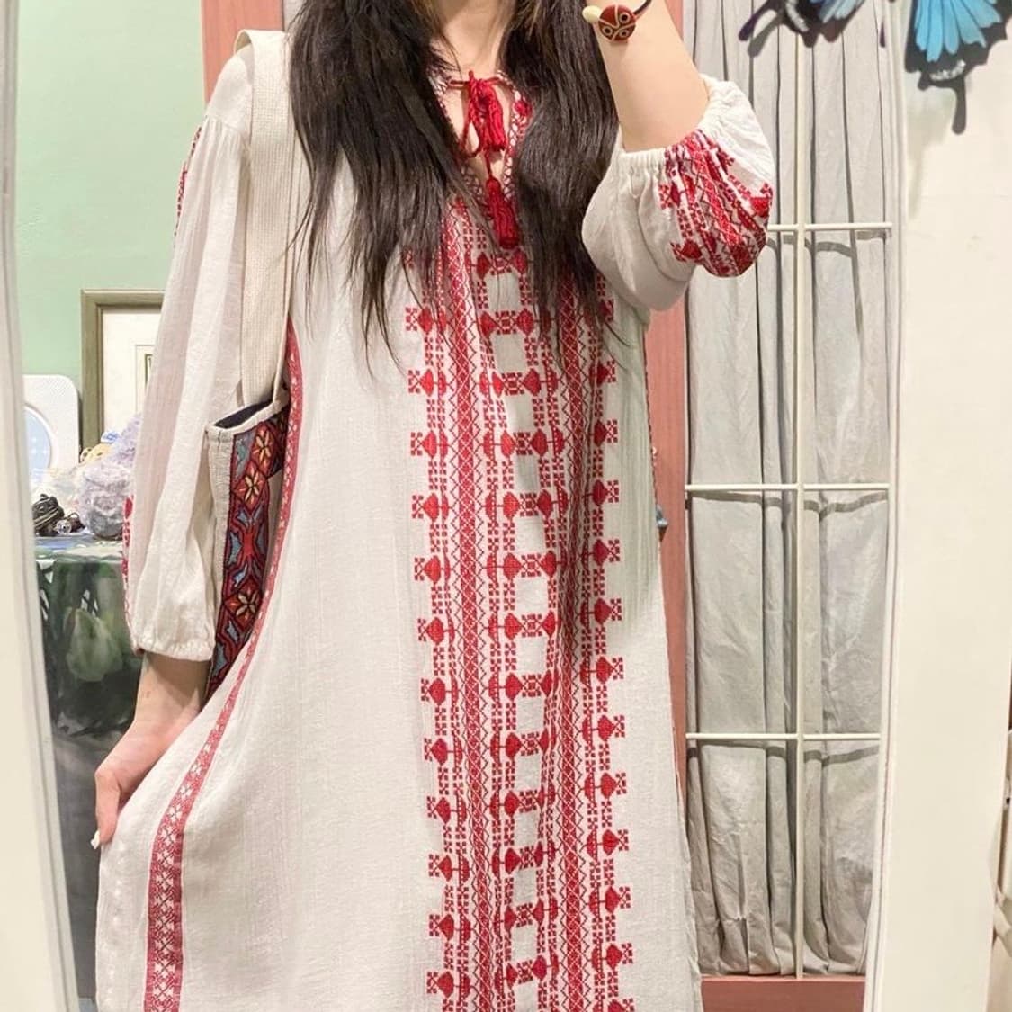 빈티지 히피 에스닉 원피스 상품이미지1