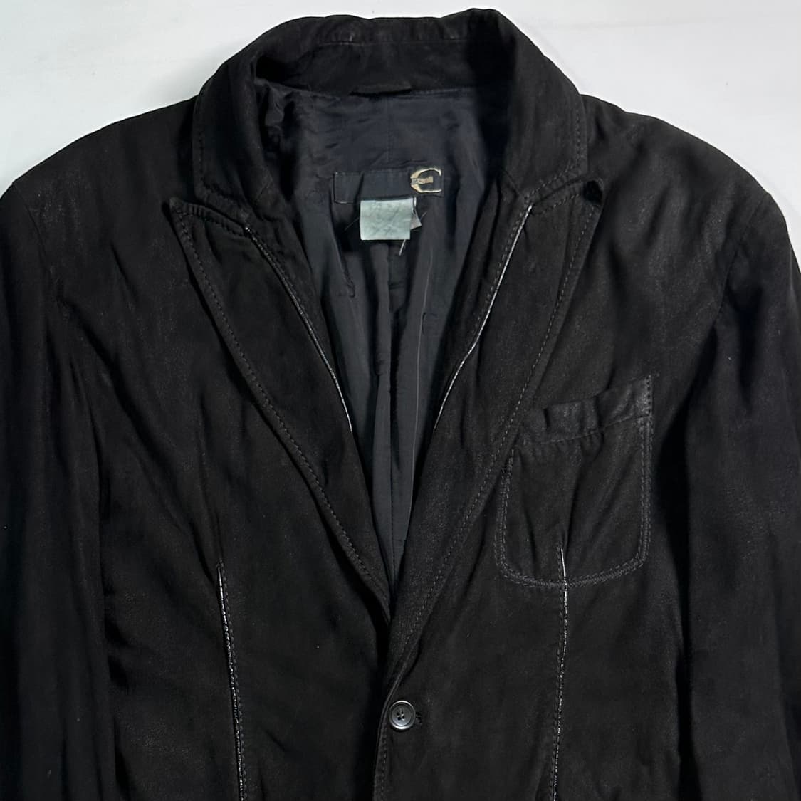 저스트카발리 블랙 스웨이드 블레이저 상품이미지2