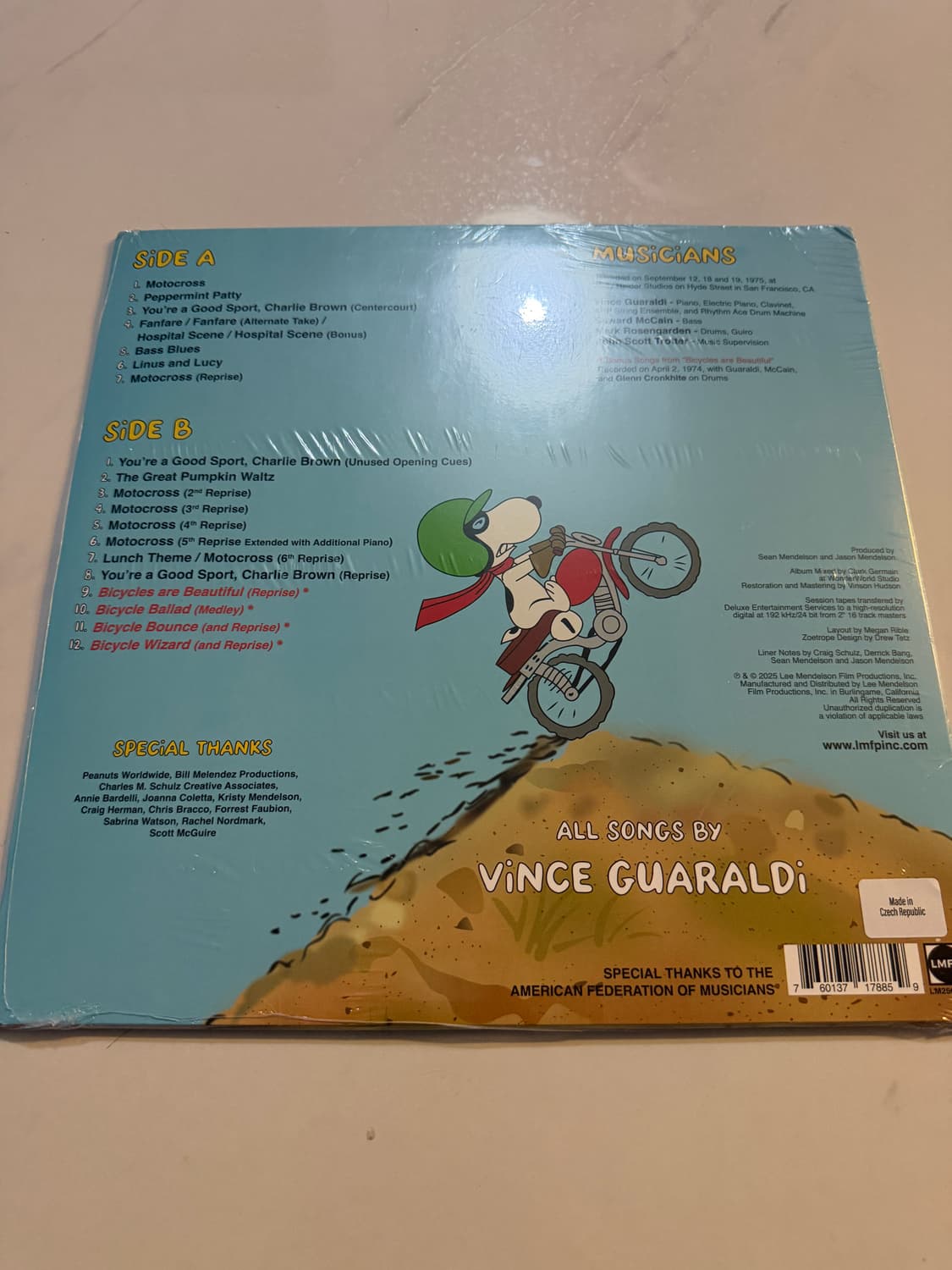 찰리브라운 Zoetrope 픽쳐 LP (50주년 한정)  상품이미지2