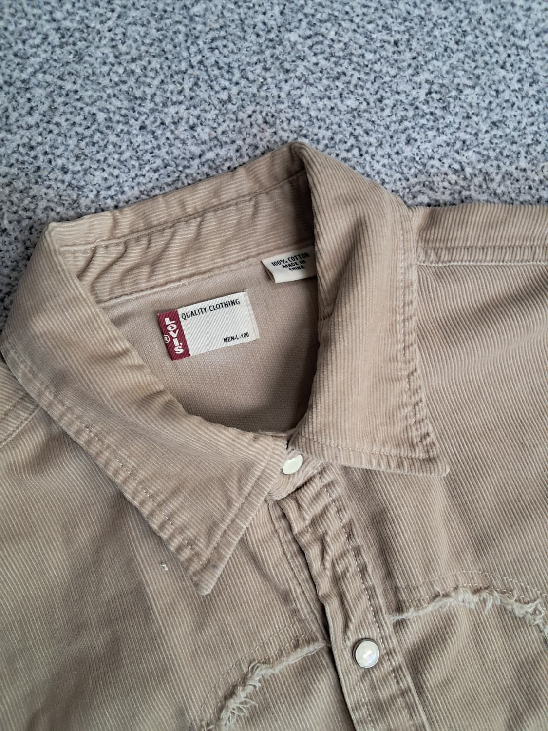 리바이스 코듀로이 웨스턴 셔츠 상품이미지2