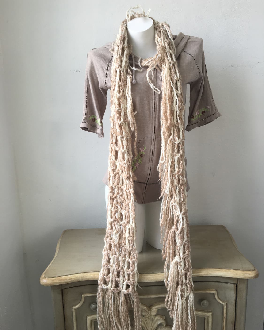  fringe point net muffler 상품이미지3