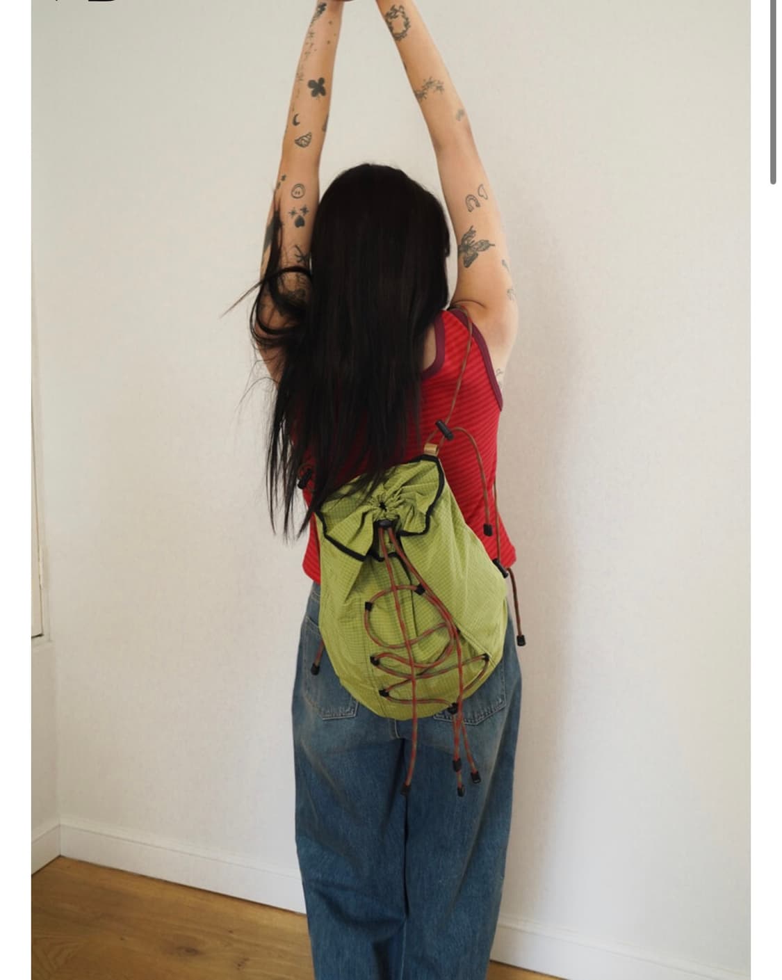 예디 아카이브 LIGHTWEIGHT STRING BACKPACK - OL 상품이미지3