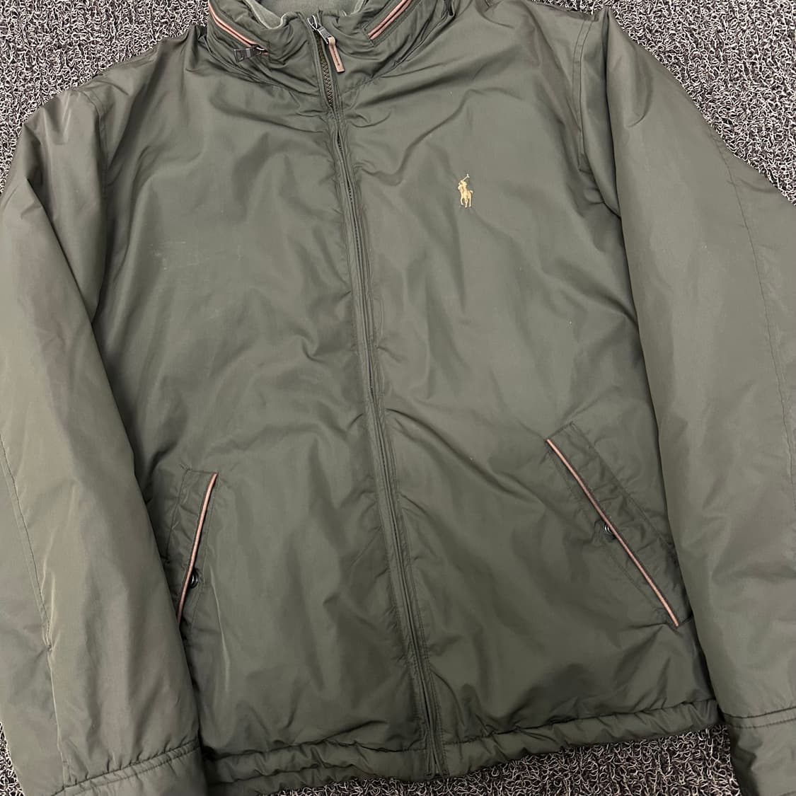 POLO 폴로 랄프로렌 폴리쉘 점퍼 자켓 올리브 L 상품이미지5