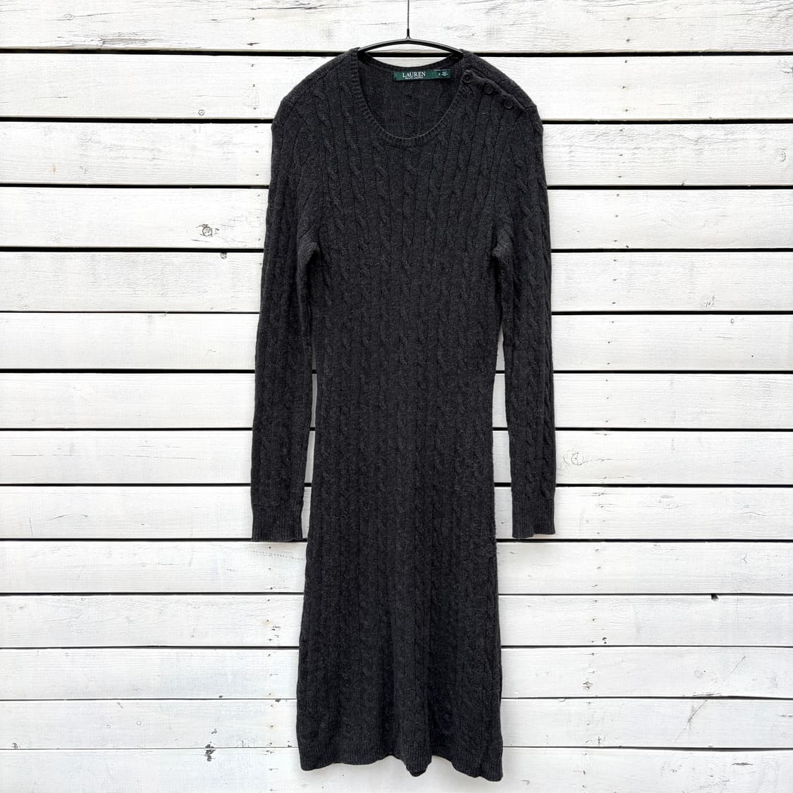 Polo 폴로 울 캐시미어 니트 원피스 상품이미지1