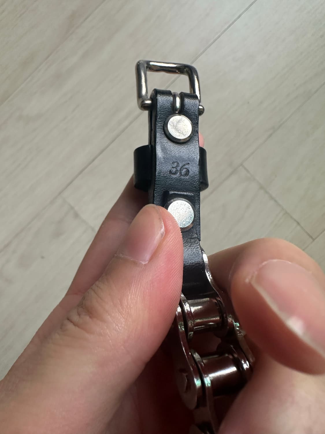 발망 AW10 바이커 체인 벨트 상품이미지5