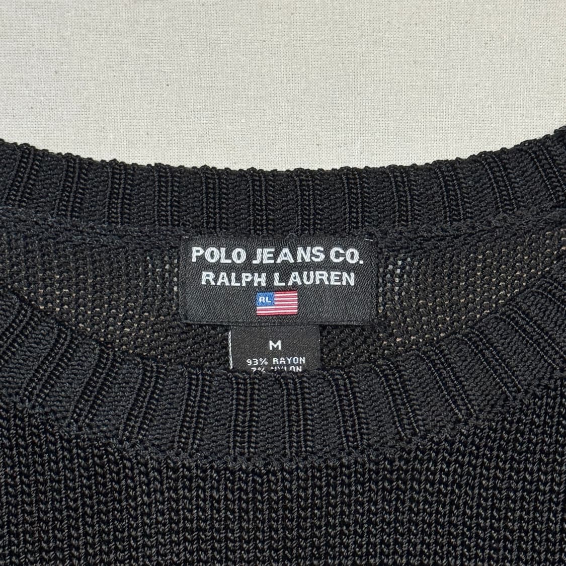 M) 폴로 랄프로렌 진스 레이온 라운드넥 긴팔 니트 상품이미지5