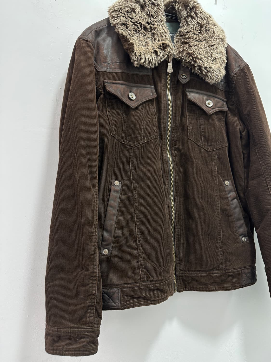 Vintage fur corduroy jacket 상품이미지9