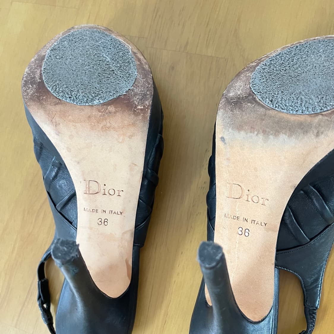 DIOR 디올 블랙 구두 슬링백 36 상품이미지7