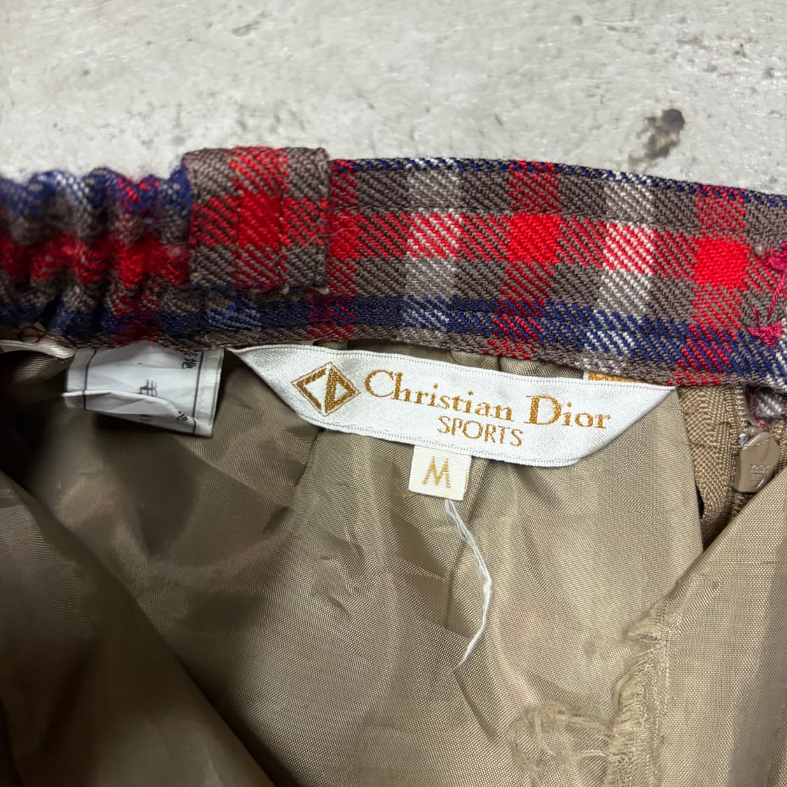 크리스찬 디올 체크 플리츠 스커트[2396] 상품이미지9