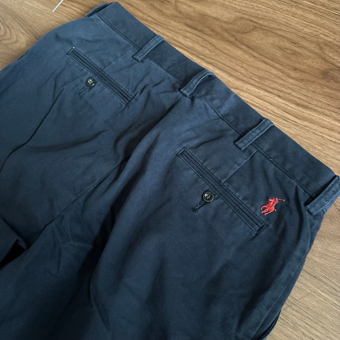 90s 빈티지 폴로 랄프로렌 치노팬츠 네이비 면바지 상품이미지4