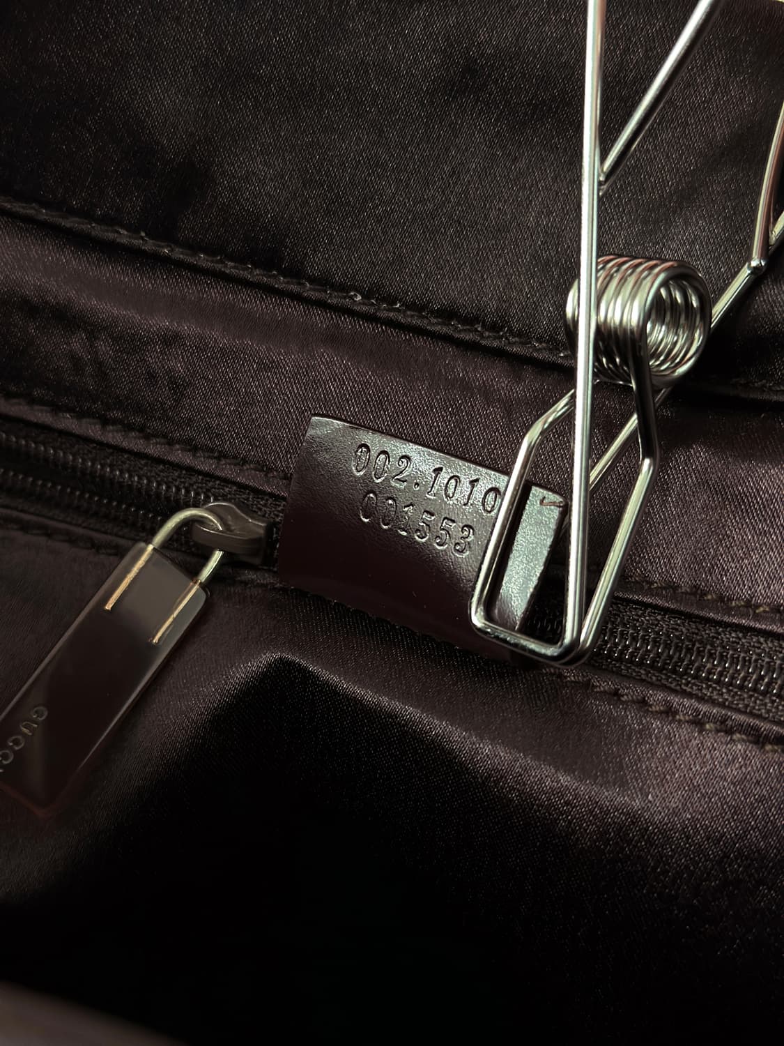 90~00s 구찌 톰 포드 뱀부 사틴 토트백 상품이미지9